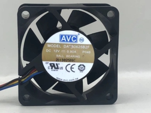 12V 0.90A 6厘米 原装 4线PWM温控 DATB0625B2F 6025 散热风扇 AVC