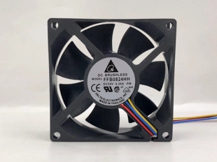 DELTA 台达 FFB0824HH 24V0.25A 8025 8厘米变频器4线PWM调速风扇