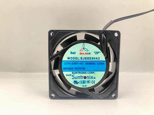 正品台湾三巨SJ80025HA2风机220V机箱8CM厘米8025工业散热风扇