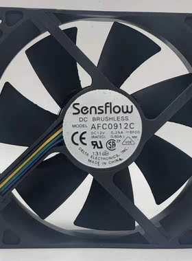 正品原装台达 9025 9厘米12V0.25A 双滚珠轴承四线风扇 AFC0912C