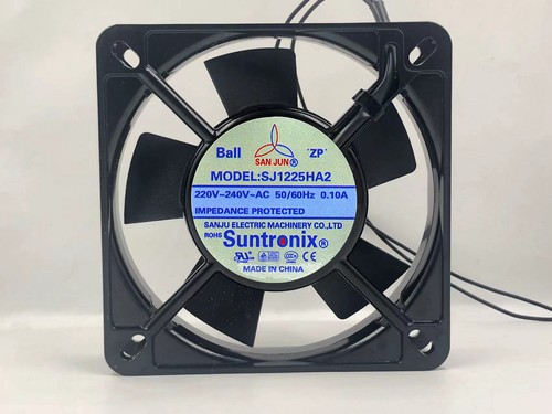SJ1225HA2/HA1全新台湾三巨220V/110V机柜轴流12025散热风扇0.10A