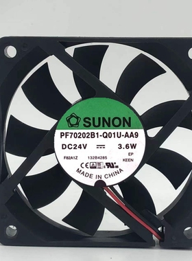 全新SUNON 建准PF70202B1-Q01U-AA9 DC24V 3.6W 7020 7CM散热风扇