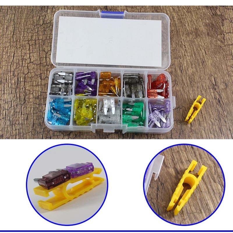 汽车保险片保险丝电动摩托用保险插片迷你小号中号4S店专用5A-40A