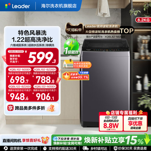 国家补贴海尔统帅全自动波轮