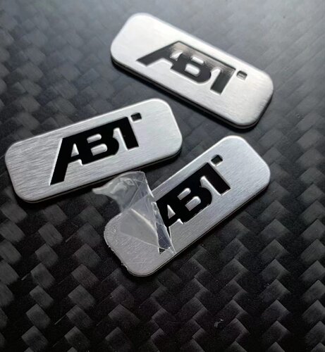 奥迪ABT小铝适用奥迪运动标贴中控档位方向盘ABT贴内饰改装贴