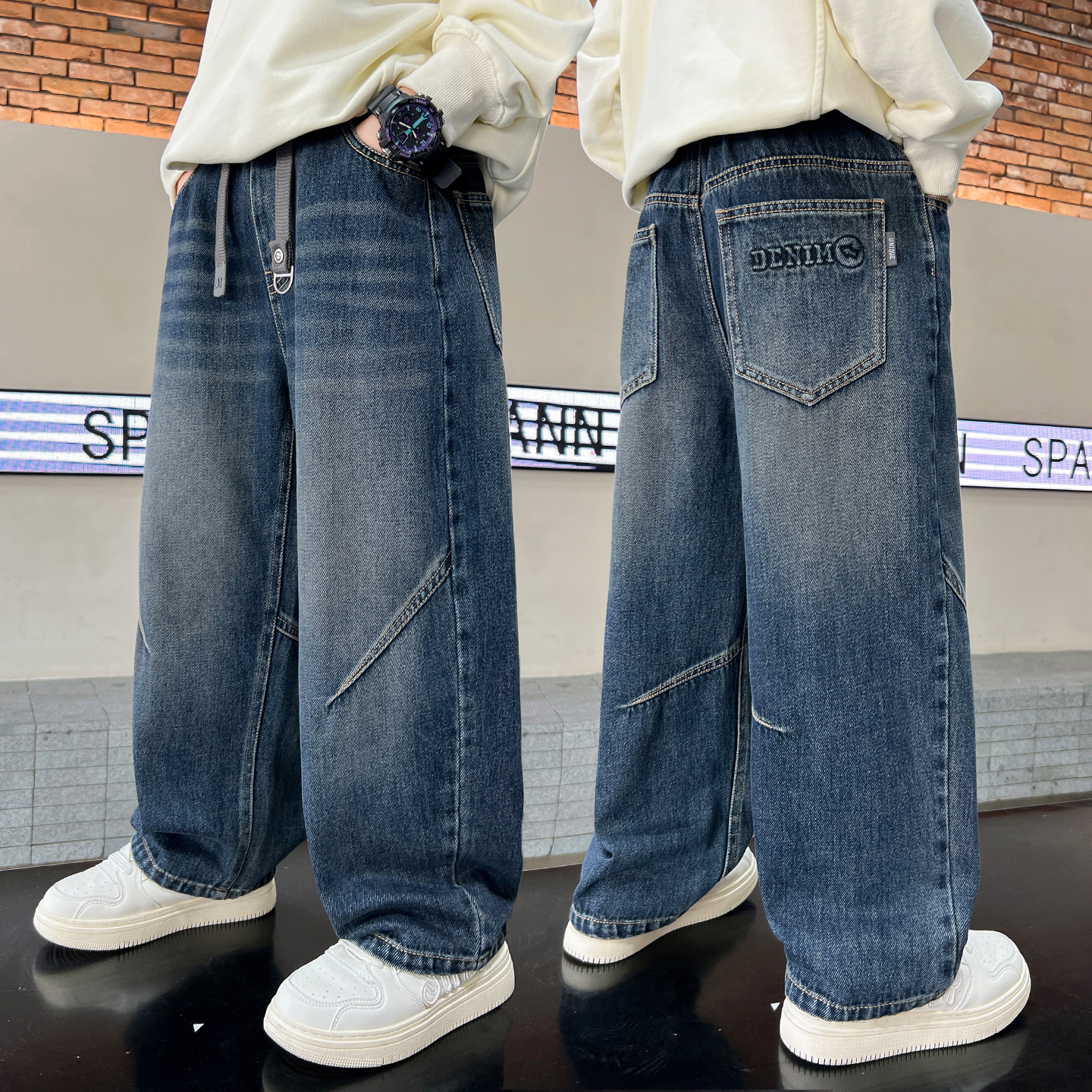 【送运费险】男童牛仔裤