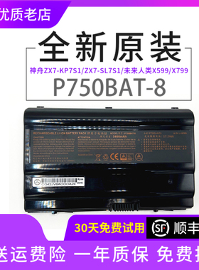 原装神舟ZX8-CP5S1 ZX7-KP5D1  ZX8-SP7S1 P750BAT-8 笔记本电池
