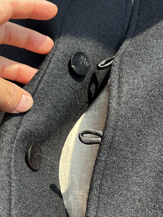 清风傲骨文化感！松弛的高及~新中式个性设计感 短款羊毛呢大衣男