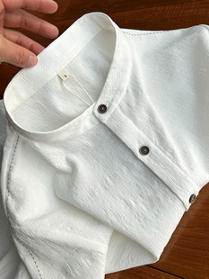 上身瞬间 阳春三月de微风~在表皮细胞亲切呢喃 新中式长袖衬衫男