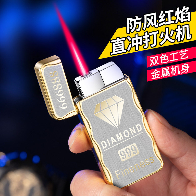 金属双镀精美图案直冲防风打火机图片