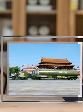 东风5C国之重器打击覆盖全球相框客厅办公室桌面爱国纪念意义摆件