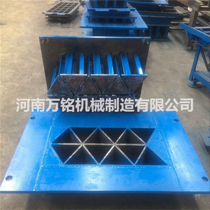 三角预制块砖机斜砌顶砖预制三角块砖机模具预制块生态护坡制砖机