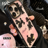 Rolincube原创苹果17ProMax手机壳可爱iPhone17Pro新款 适用14Pro小狗15ProMax双层创意16Pro黑边16ProMax全包