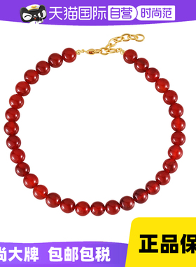 天然玛瑙转运珠项链女新年时尚