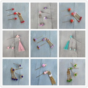 古装可儿娃娃6分4分3分头饰步摇兵人东方韵丽佳心怡 夜萝莉小布娃