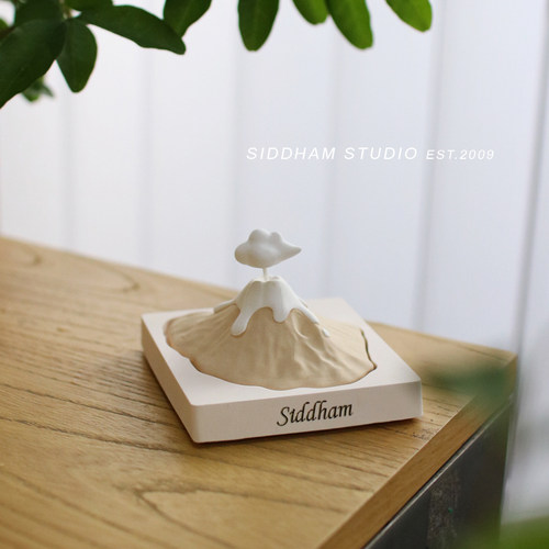 富士山车载香薰家居香氛摆件定制