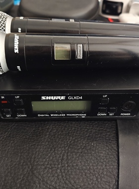 二手舒尔SHURE GLXD4无线一拖二KTV麦克风