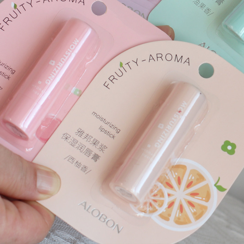 雅邦果酱保湿润唇膏果香防干裂蜕皮淡化唇纹裂秋冬唇护理男女透明