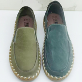 手工鞋 新款 开车鞋 散步鞋 鞋 杀菌透气软底软面男鞋 皮匠广州真皮男鞋