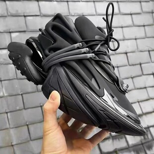 宇宙飞船太空游艇鞋拼色厚底增高松糕鞋小众男女情侣老爹鞋