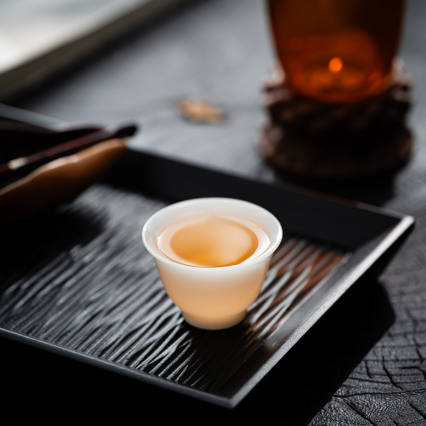 璞玉薄胎功夫茶杯高档纯白