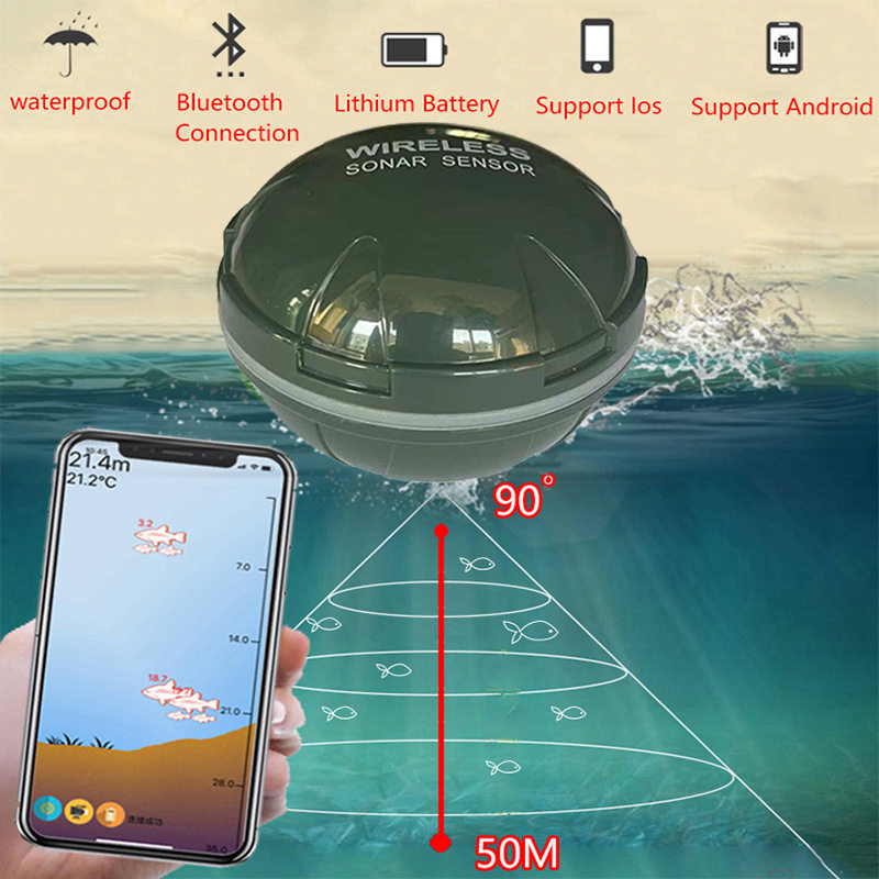 fish finder水下无线探鱼器