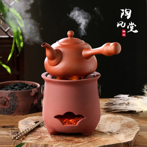 复古手工红泥小火炉烧炭炉煮茶炉
