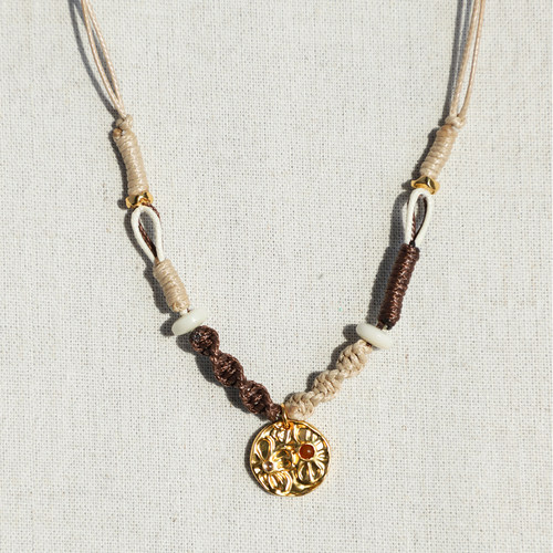 MONSECRET原创印痕手工编绳项链