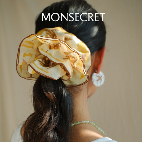 MONSECRET飞鸟编织双层大肠发圈