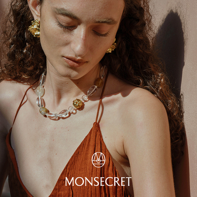 【度假穿搭】映夏串珠项链大水晶