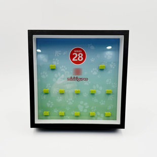 28季抽抽乐相框 71051抽抽乐展示盒 高透亚克力 高清印刷 可上墙