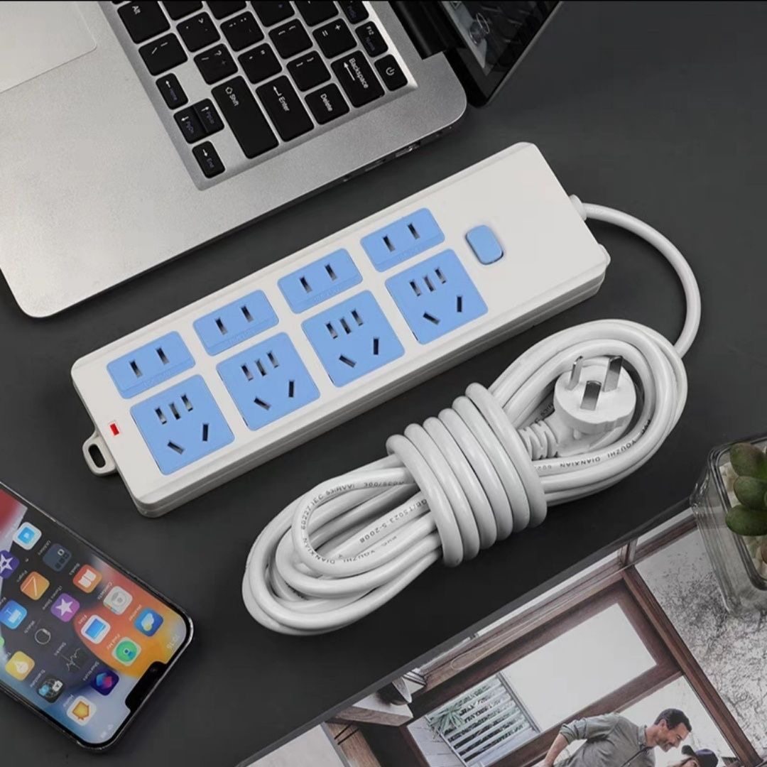 纯铜插座排插带线插座家用接线板无线拖线插板大功率插排插座排插