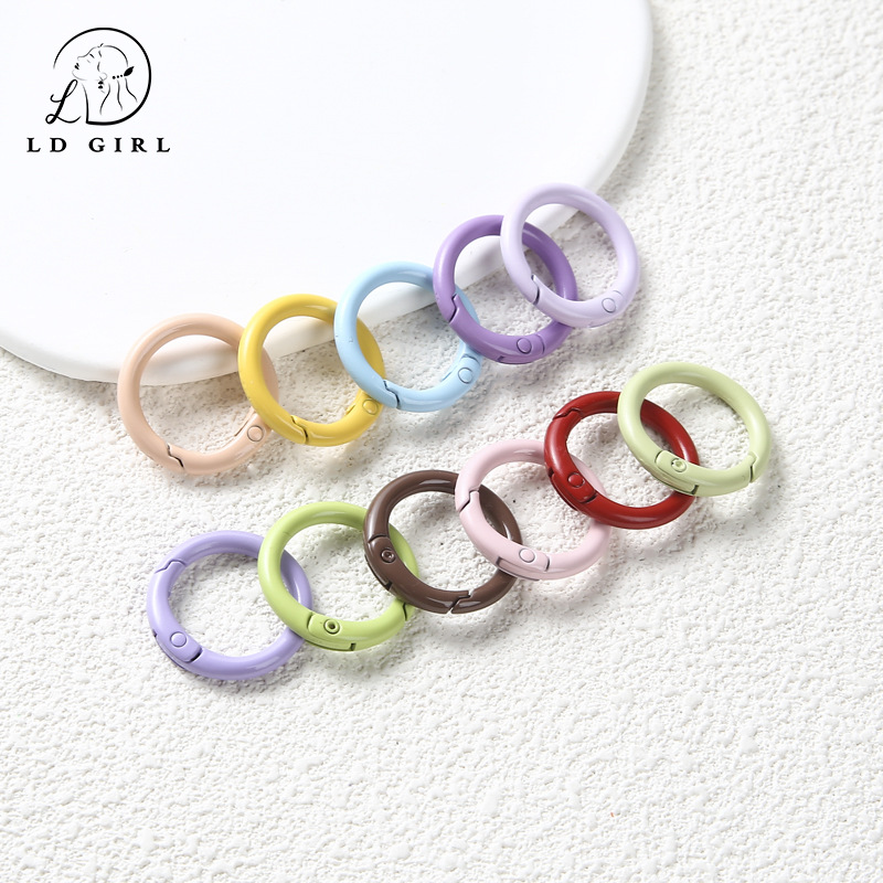 千汇20mm挂喷合金弹簧扣饰品配件