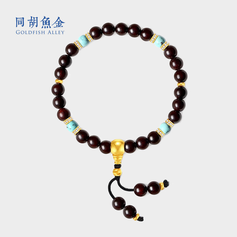 新中式小叶紫檀木手串女款