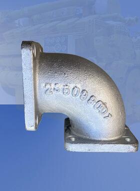 适济柴驰动G12V190ZLC1柴油机排气弯管235.09.80X