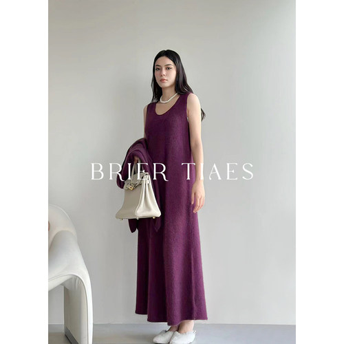 女慵懒风显瘦休闲连衣裙