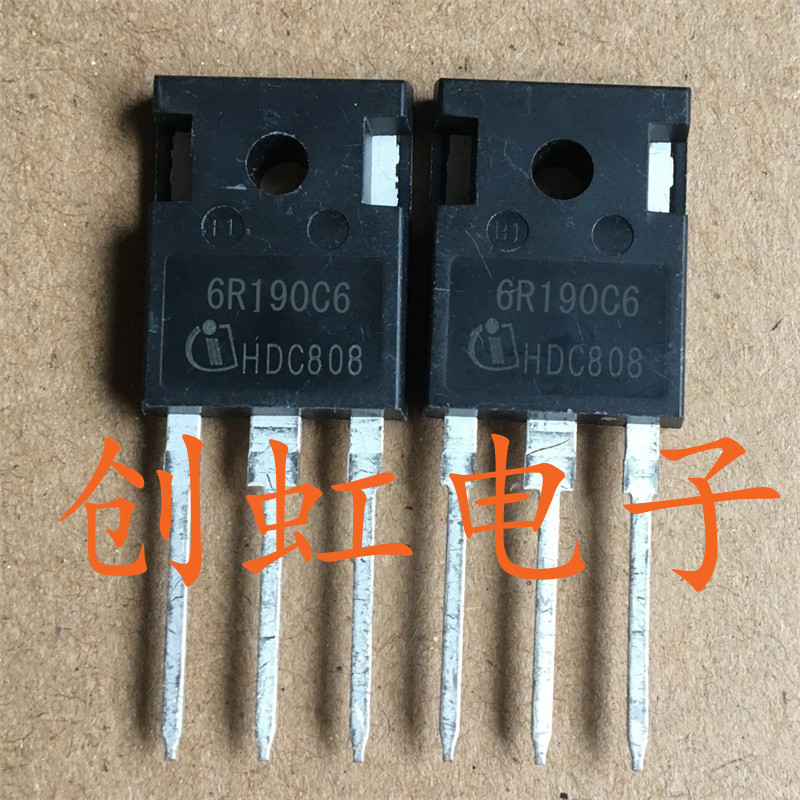 6R190C6大功率三极管MOS场效应管进口全新原装20A 600V电源管