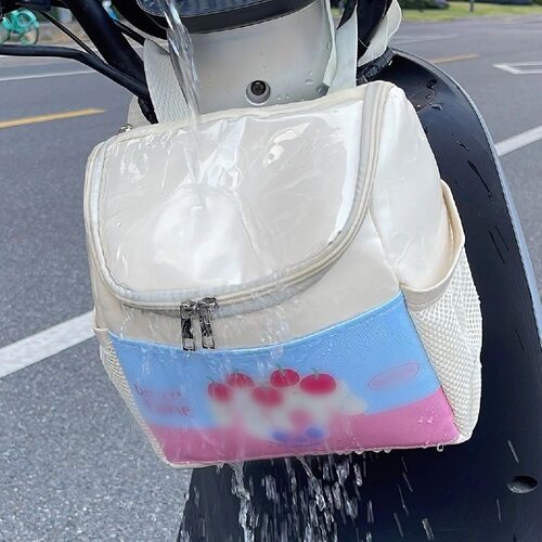 电动车挂物包防水前置挂包电车充电器收纳包电瓶车储物兜前挂包