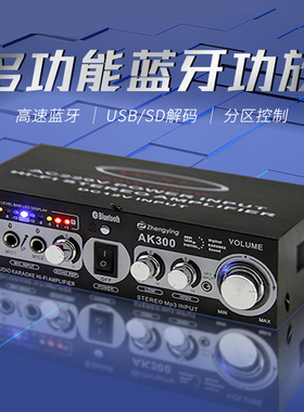 2025新款蓝牙发烧级HIFI无损功放迷你小型功率放大器卡拉OK歌5.0
