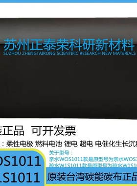 碳能导电碳布 电极碳布 亲水疏水碳布 碳布实验室wos1011 w1s1011