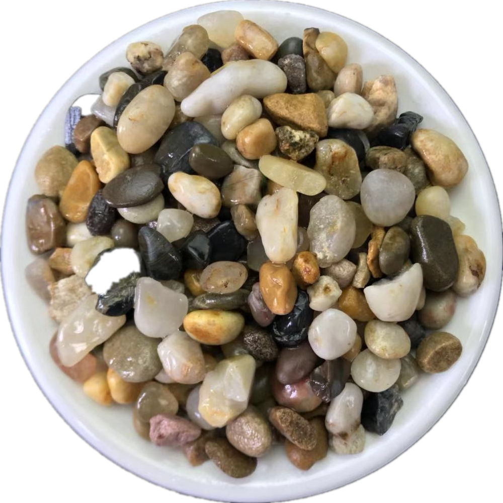 雨花石原石天然鹅卵石五彩小石子鱼缸石头沼泽过滤石滤料地暖豆石