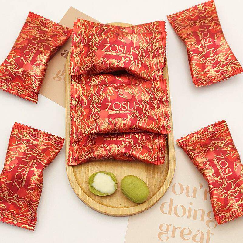 热销原汁夹心椰子味糖结婚喜糖婚糖休闲小零食招待糖果500g包邮