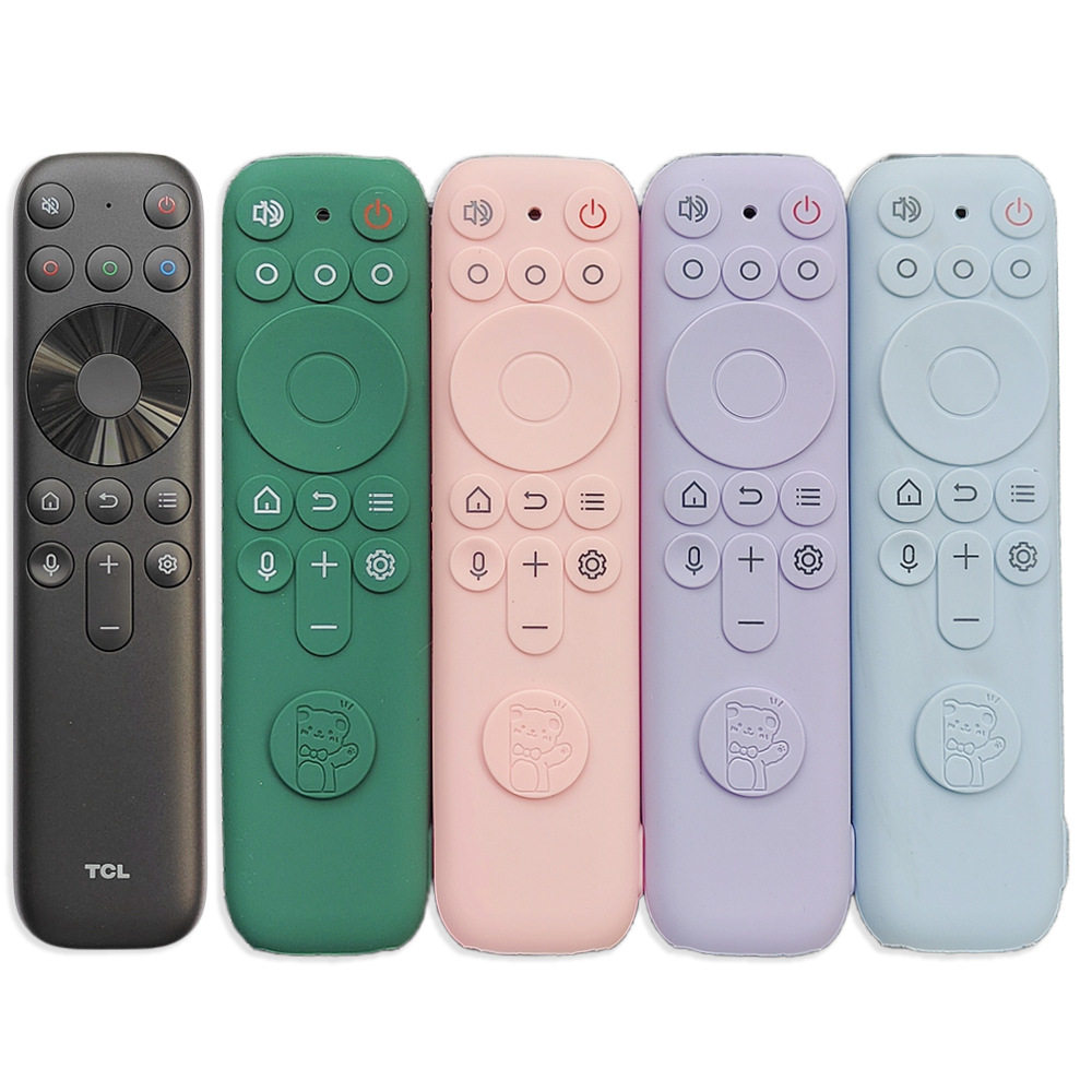 适用TCL雷鸟RC801电视机85寸75遥控器透硅胶套全包防摔防尘保护壳
