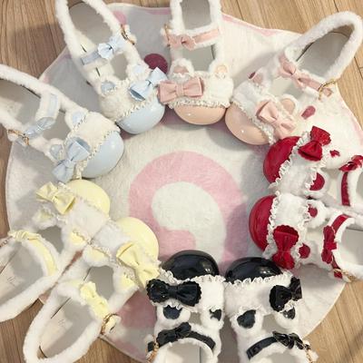 现货【小熊下午茶】Honey小熊原创lolita鞋可爱低跟甜妹百搭鞋