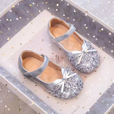 女童公主鞋2025新款软底