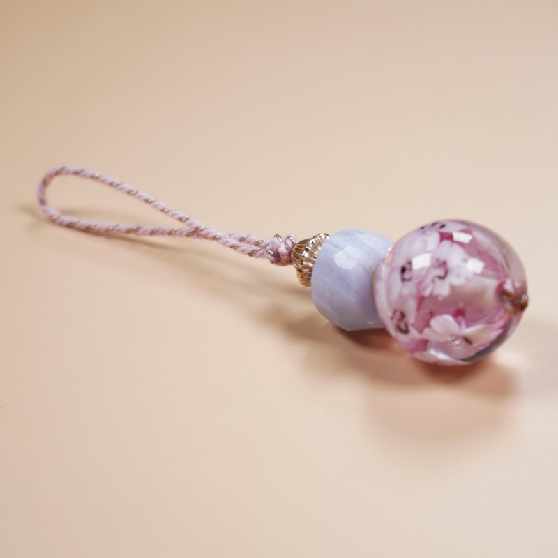 樱花琉璃手机链挂件女款挂绳挂饰