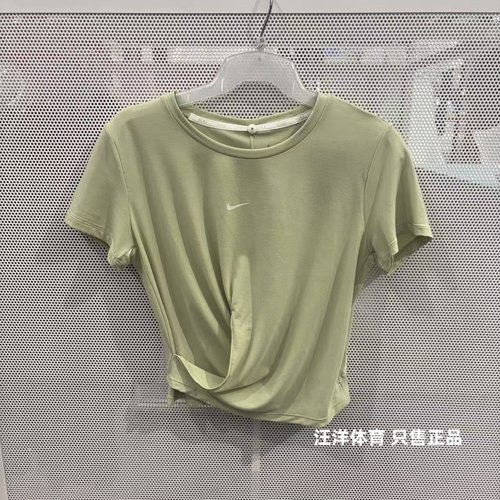 Nike耐克女子短袖速干透气宽松跑步健身训练瑜伽普拉提体恤HF6182