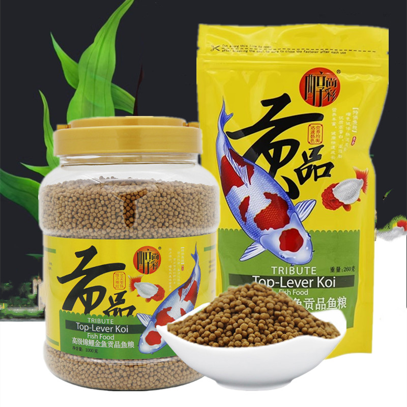 醇尚彩锦鲤颗粒增肥鱼饲料