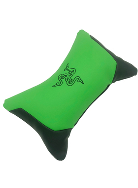 DXRacer迪锐克斯联名雷蛇电竞椅头枕腰靠绿色护颈枕座椅枕头靠垫