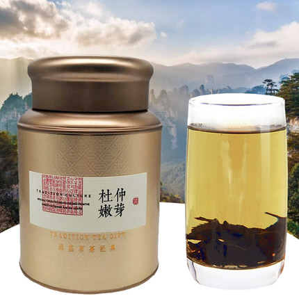 张家界野生杜仲叶 特产杜仲嫩芽茶 正品春芽尖印象特产嫩叶杜仲茶